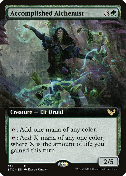 Accomplished Alchemist (Extended Art) [Strixhaven: School of Mages] Foil