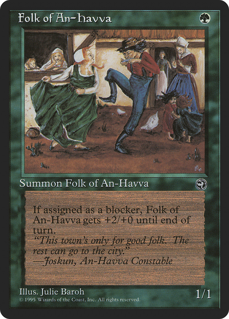 Folk of An-Havva (Reyhan Flavor Text) [Homelands] | Silver Goblin