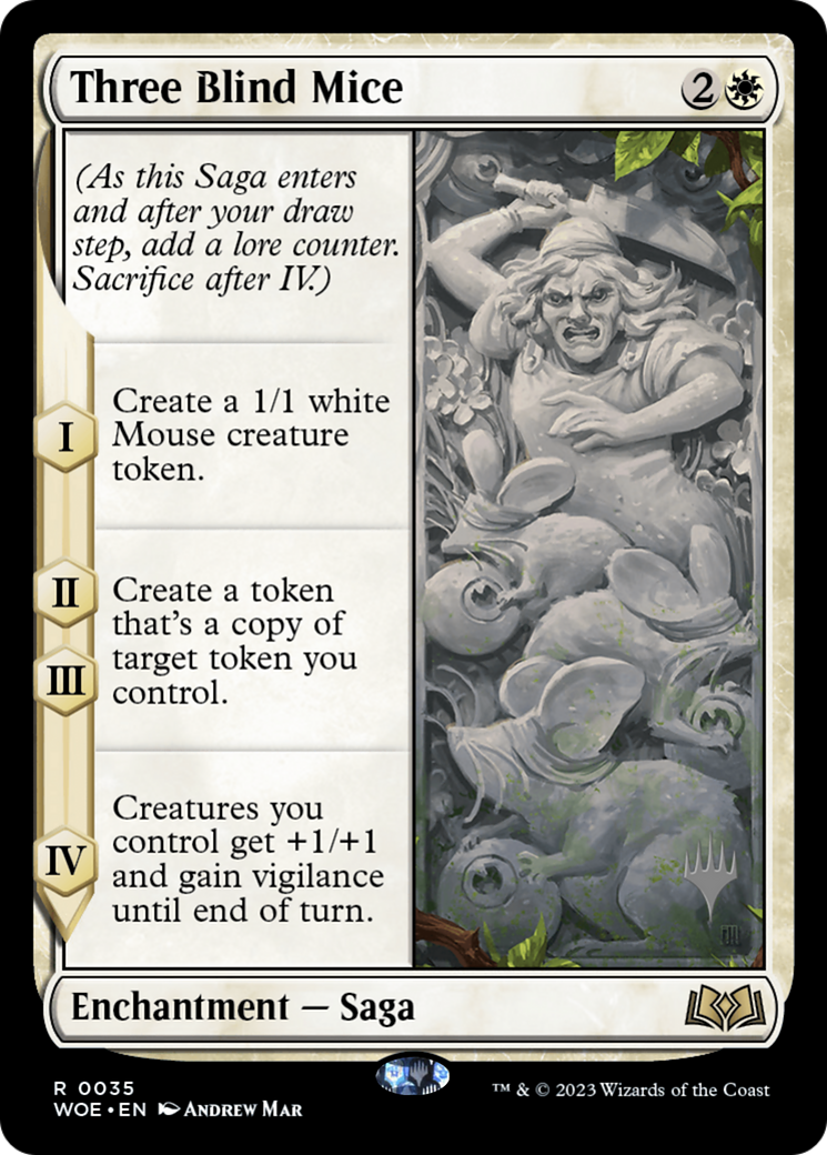 Three Blind Mice (Promo Pack) [Wilds of Eldraine Promos]