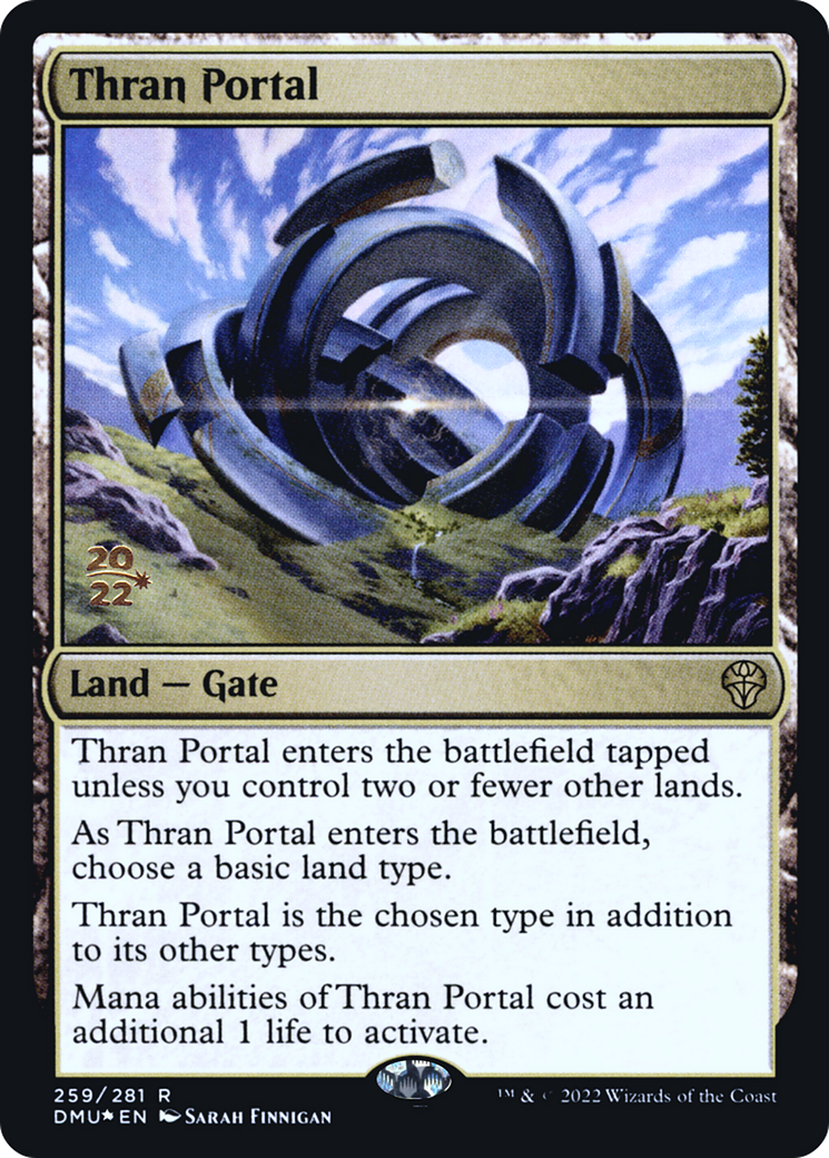 Thran Portal [Dominaria United Prerelease Promos] | Silver Goblin