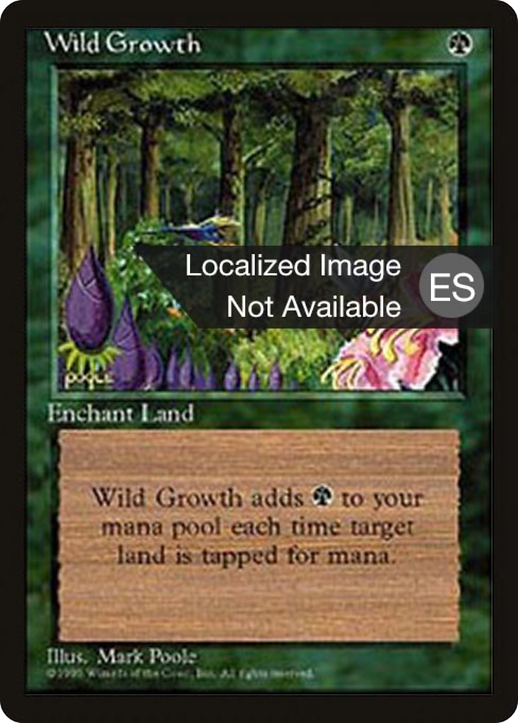 Wild Growth [Fourth Edition (Foreign Black Border)] | Silver Goblin