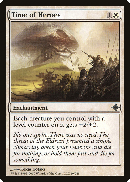 Time of Heroes [Rise of the Eldrazi] Foil