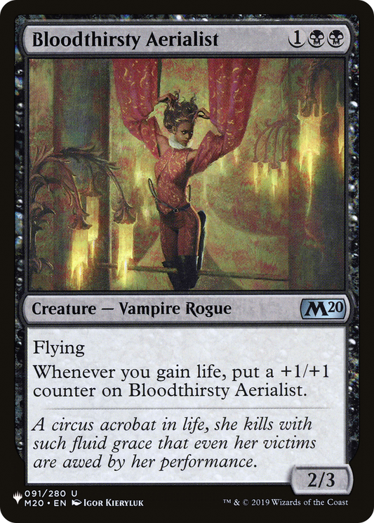 Bloodthirsty Aerialist (M20-91)