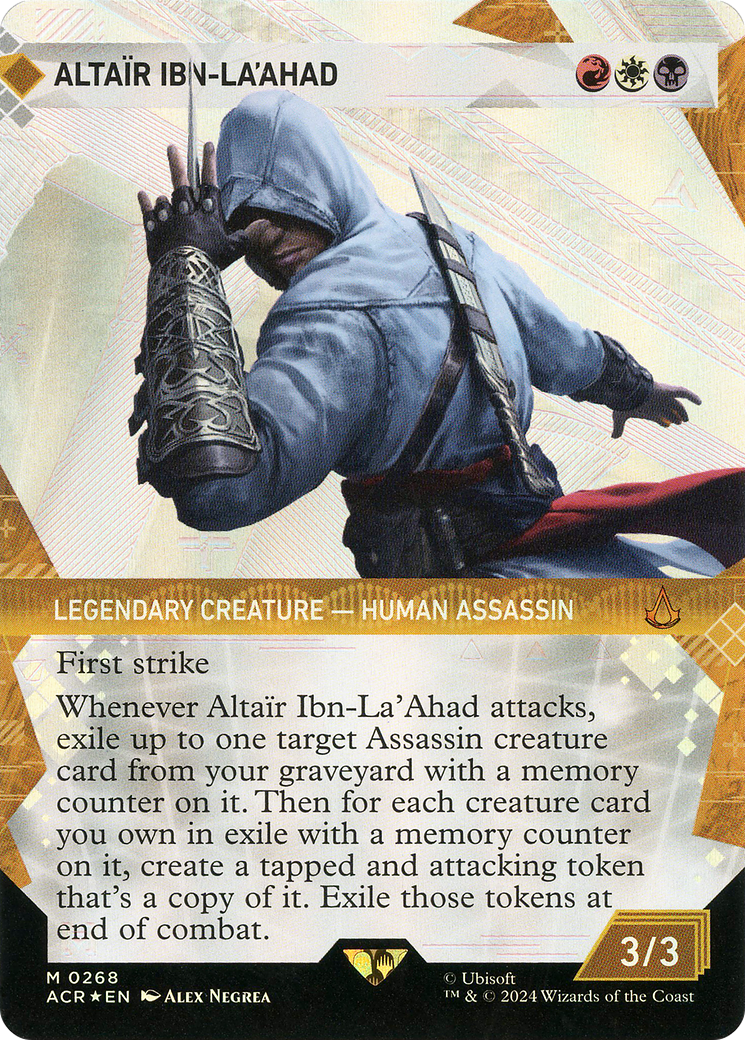 Altair Ibn-La'Ahad (Showcase) (Textured Foil) [Assassin's Creed] | Silver Goblin