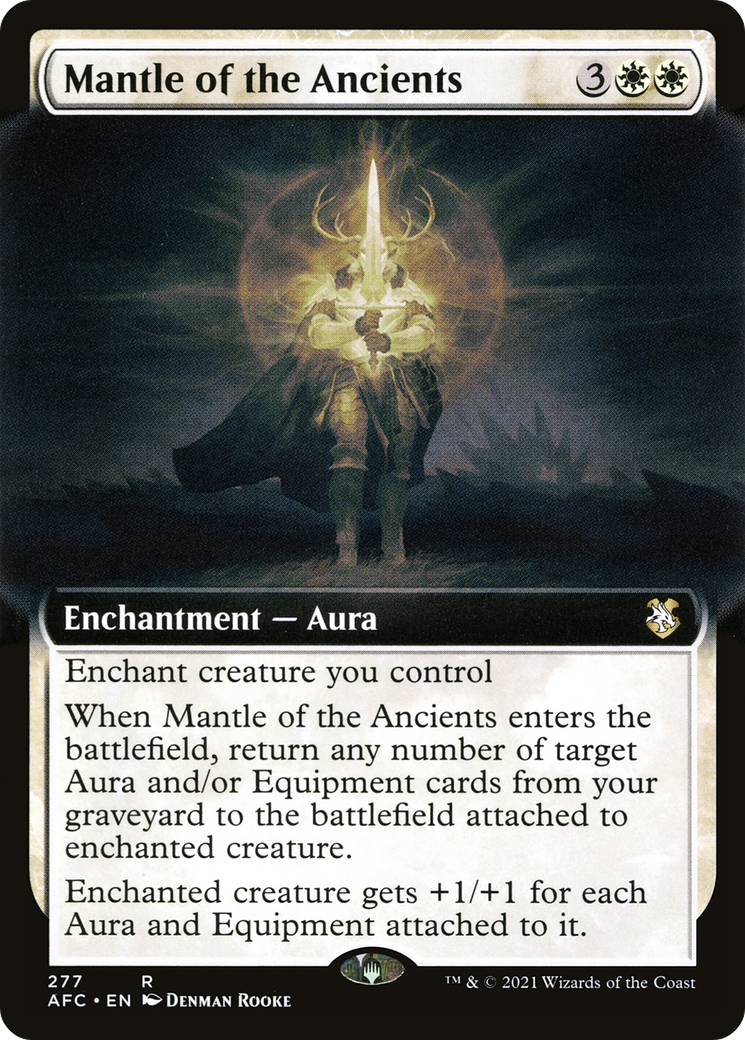 Mantle of the Ancients (Extended Art) [Dungeons & Dragons: Adventures in the Forgotten Realms Commander]