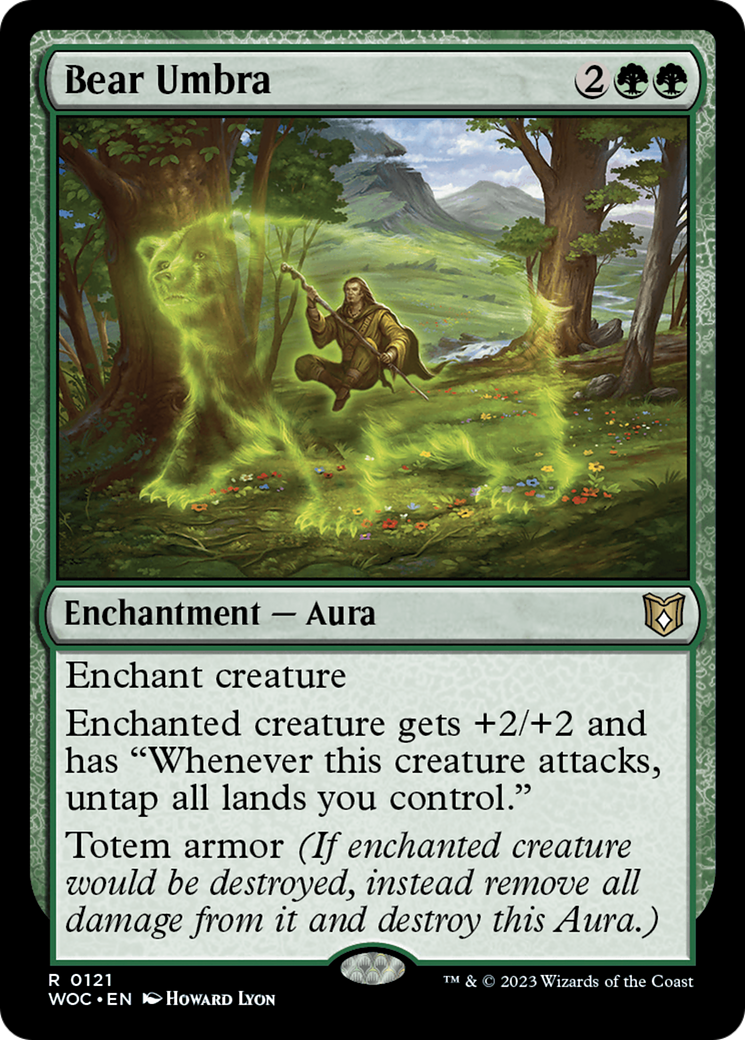 Bear Umbra [Wilds of Eldraine Commander] | Silver Goblin