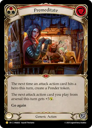 Premeditate (ANQ022) Cold Foil - Compendium of Rathe: Antiquity Pack