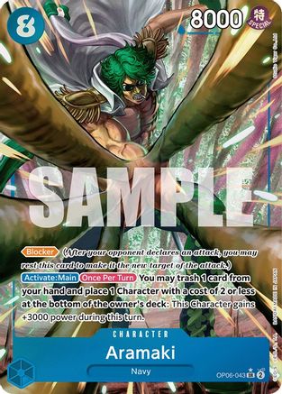 Aramaki (Alternate Art) (OP06-043) Foil