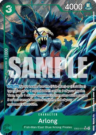 Arlong (Alternate Art) (EB02-011) Foil