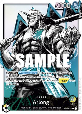 Arlong (Alternate Art) (OP03-022) Foil