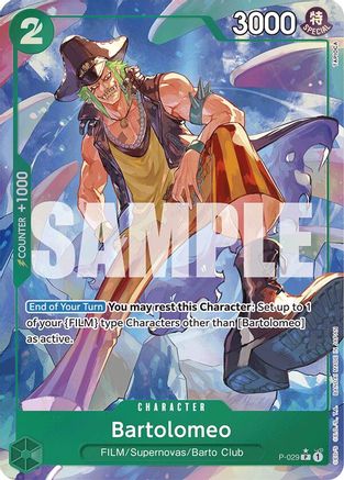 Bartolomeo (Full Art) (P-029) Foil