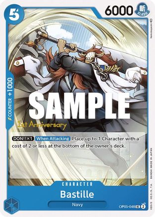 Bastille (OP05-048) 1st Anniversary Tournament Cards