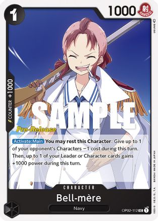 Bell-mere (OP02-112) Pre-Release Cards