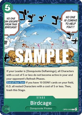 Birdcage (OP05-040) 1st Anniversary Tournament Cards