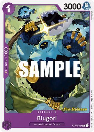 Blugori (OP02-084) Pre-Release Cards