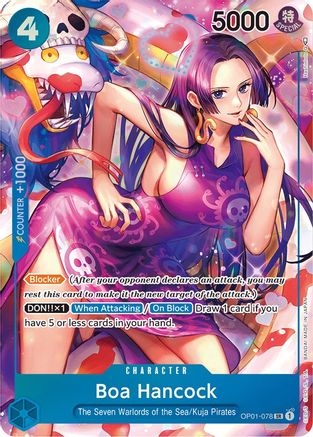 Boa Hancock (Parallel) (OP01-078) Foil