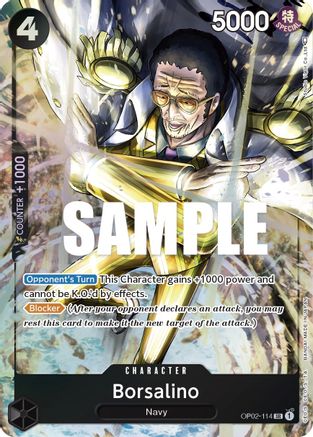 Borsalino (Alternate Art) (OP02-114) Foil