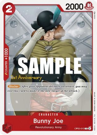 Bunny Joe (OP05-013) 1st Anniversary Tournament Cards