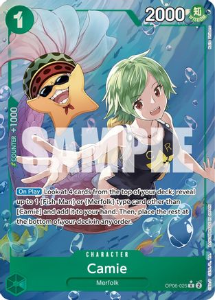 Camie (Alternate Art) (OP06-025) Foil