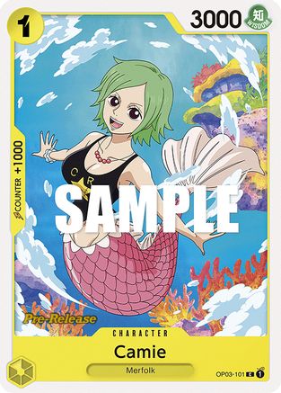 Camie (OP03-101) Pre-Release Cards