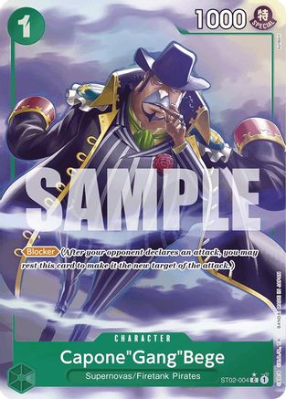 Capone"Gang"Bege (Alternate Art) (ST02-004) Foil
