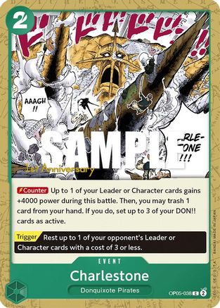 Charlestone (OP05-038) 1st Anniversary Tournament Cards