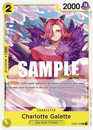 Charlotte Galette (OP03-107) Pre-Release Cards