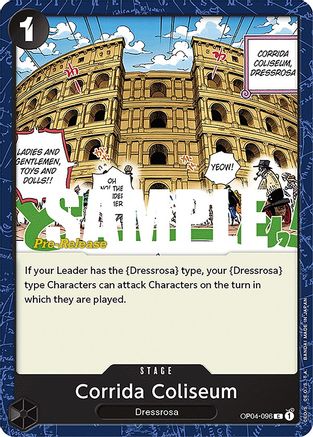 Corrida Coliseum (OP04-096) Pre-Release Cards