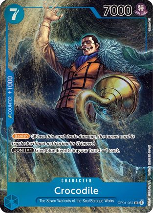 Crocodile (Parallel) (OP01-067) Foil