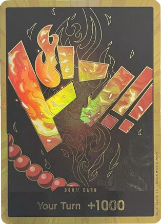 DON!! Card (Ace) (Gold) Foil - PRB01