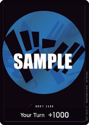 DON!! Card (Blue) Foil - One Piece Promotion Cards