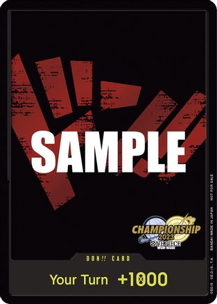 DON!! Card (CS 2023 Celebration Pack) Foil - One Piece Promotion Cards