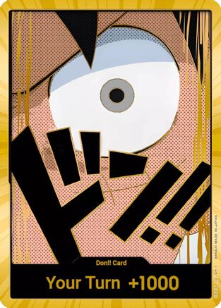 DON!! Card (Luffy) (Gold) Foil - PRB01