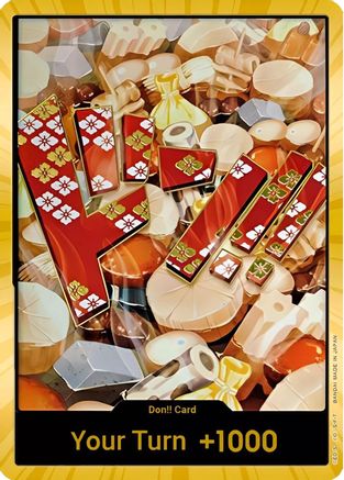 DON!! Card (Oden) (Gold) Foil - PRB01