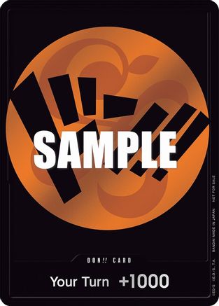 DON!! Card (Orange) Foil - One Piece Promotions Cards