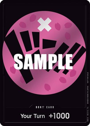 DON!! Card (Pink) Foil - One Piece Promotions Cards