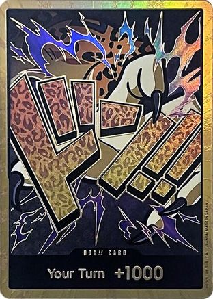 DON!! Card (Rob Lucci) (Gold) Foil - PRB01