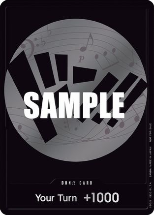 DON!! Card (Silver) Foil - One Piece Promotions Cards
