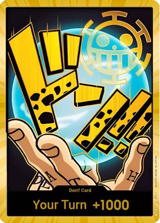 DON!! Card (Trafalgar Law) (Gold) Foil - PRB01