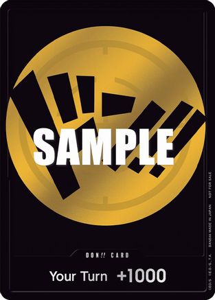 DON!! Card (Yellow) Foil - One Piece Promotions Cards