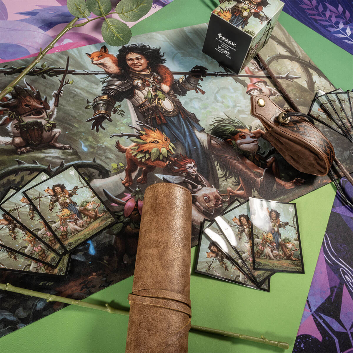 Wilds of Eldraine Playmat Ellivere of the Wild Court-Silver Goblin