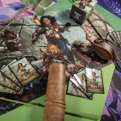 Wilds of Eldraine Playmat Ellivere of the Wild Court-Silver Goblin