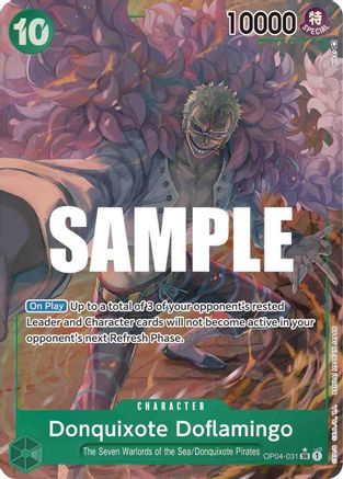 Donquixote Doflamingo (Alternate Art) (OP04-031) Foil