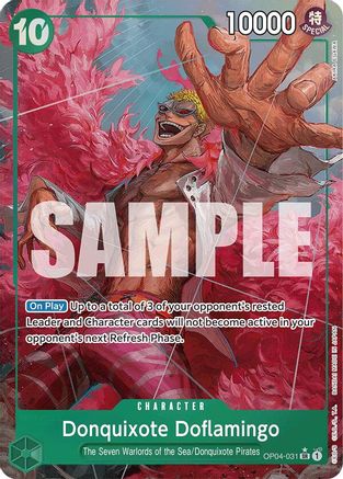Donquixote Doflamingo (Alternate Art) (OP04-031) Foil