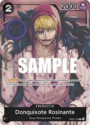 Donquixote Rosinante (Box Topper) (OP02-108) Foil