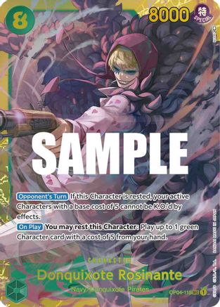 Donquixote Rosinante (OP04-119) Foil