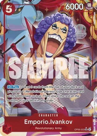 Emporio.Ivankov (Full Art) (OP06-003) Foil