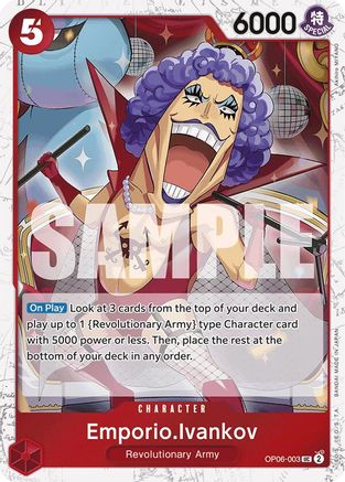 Emporio.Ivankov (Jolly Roger Foil) (OP06-003) Foil