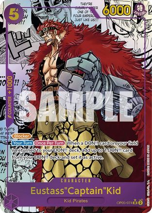 Eustass"Captain"Kid (Alternate Art) (Manga) (OP05-074) Foil