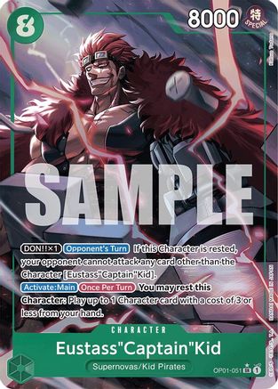 Eustass"Captain"Kid (Alternate Art) (OP01-051) Foil
